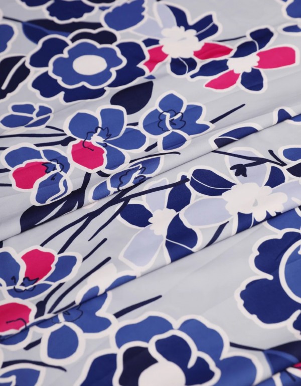 Aurelia Crepe - Dusty Blue