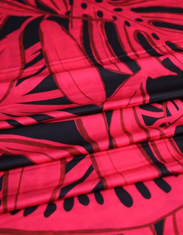 Liora Silky - Black + Fushia Pink